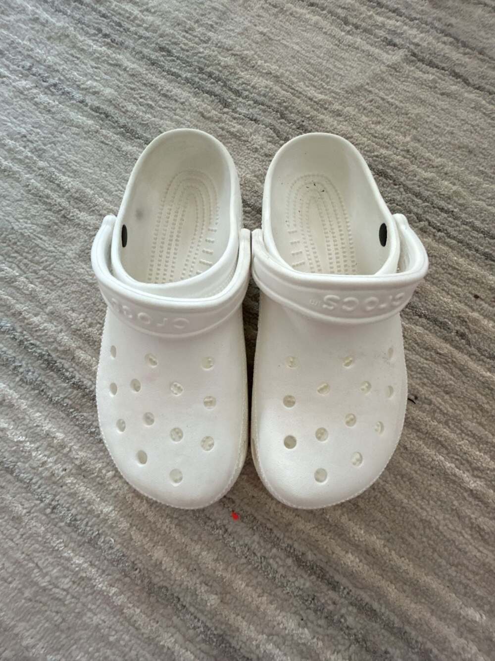 Crocs Classic Clogs White Women's Size 9 Men's Size 7